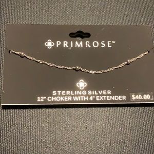 Sterling silver choker